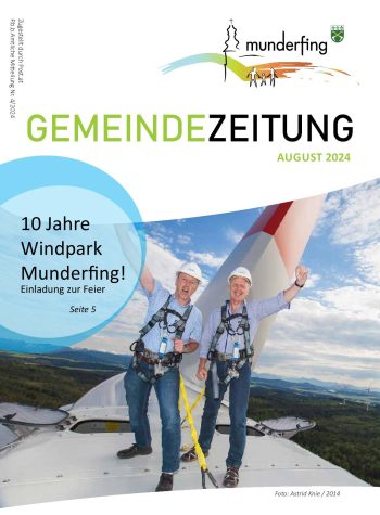 Cover Gemeindezeitung August 2024